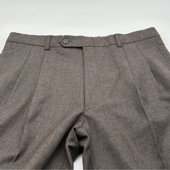 JoS A Bank Executive Collection Wool Cashmere Windsor Mens Gray Pants 34x30 NWT - Picture 6 of 15
